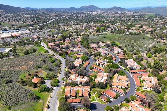 254 Sequoia Ct Unit 12, Thousand Oaks, CA 91360 - drone / aerial view featuring a residential view and a mountain view