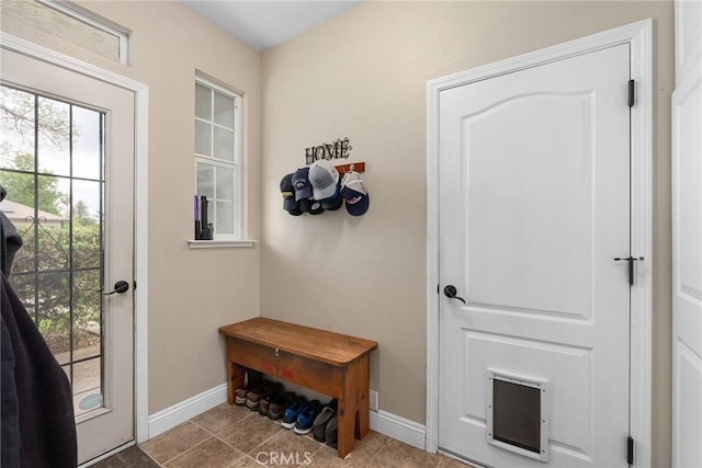 226 Stony Creek Dr, Orland, CA 95963 - mudroom with baseboards and tile patterned floors