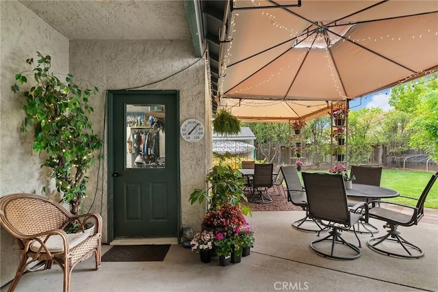 226 Stony Creek Dr, Orland, CA 95963 - view of patio with fence and outdoor dining area