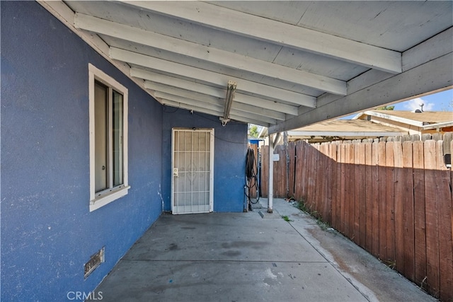 15430 Parthenia St, North Hills, CA 91343 - view of patio / terrace with fence