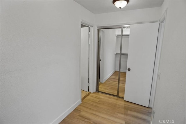 310 N Jackson St Unit 330, Glendale, CA 91206 - hallway with baseboards and wood finished floors