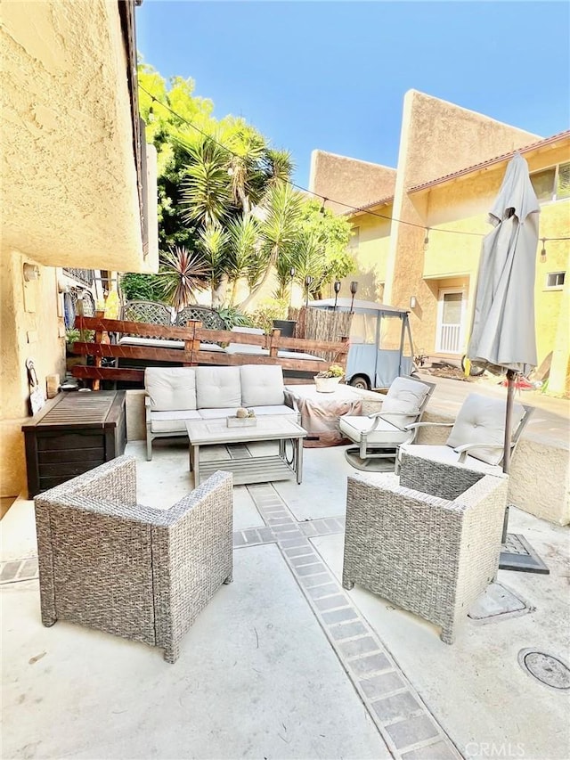 82 Avalon Terrace Rd, Avalon, CA 90704 - view of patio / terrace featuring an outdoor hangout area
