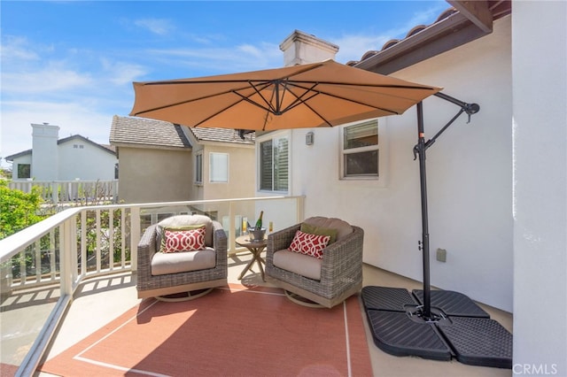 20904 Parkside, Lake Forest, CA 92630 - view of patio / terrace with a balcony