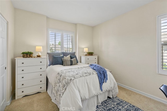 20904 Parkside, Lake Forest, CA 92630 - bedroom featuring light carpet, baseboards, and multiple windows