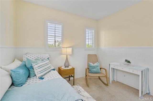 20904 Parkside, Lake Forest, CA 92630 - carpeted bedroom featuring a wainscoted wall