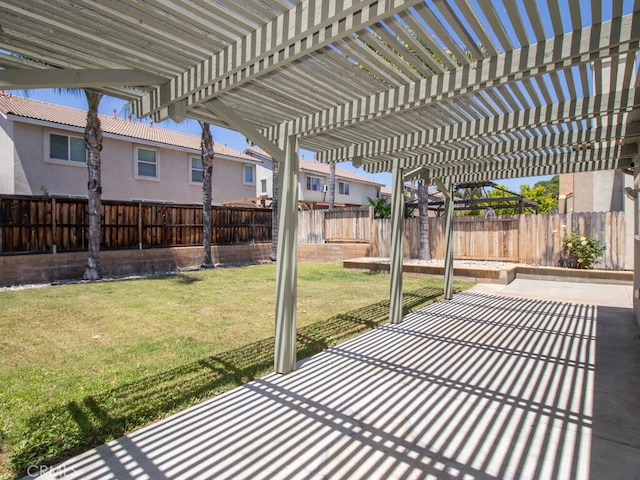 41187 Via Cedro, Murrieta, CA 92562 - view of patio with a pergola and a residential view
