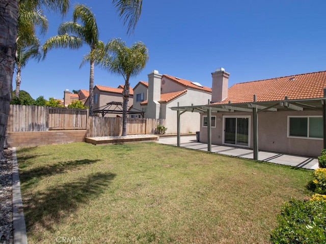 41187 Via Cedro, Murrieta, CA 92562 - view of yard featuring a pergola and a patio area