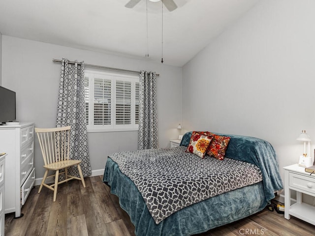 41187 Via Cedro, Murrieta, CA 92562 - bedroom featuring wood finished floors and ceiling fan