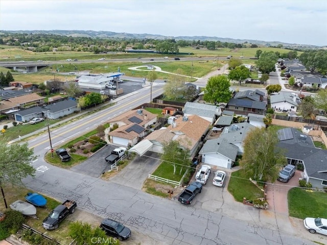 bird's eye view featuring a residential view