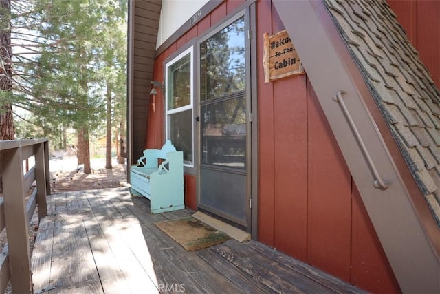 view of entrance to property