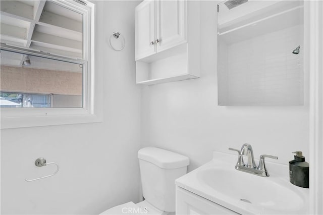 2935 Westwood Blvd, West Los Angeles, CA 90064 - bathroom with visible vents, toilet, and a sink