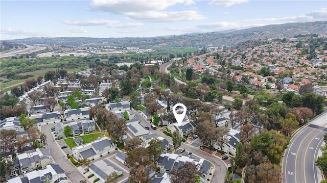5879 Portsmouth Rd Unit 250, Yorba Linda, CA 92887 - aerial view featuring a residential view and a mountain view