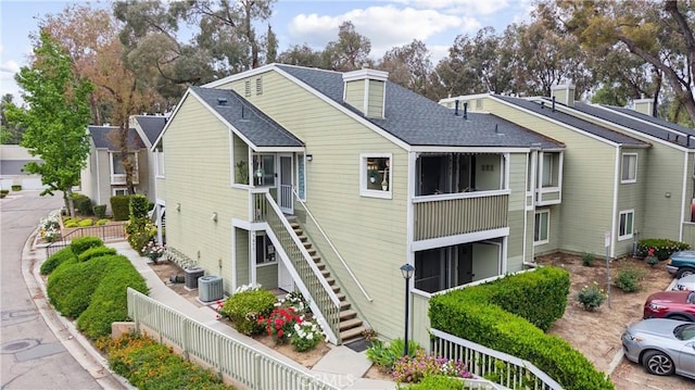 5879 Portsmouth Rd Unit 250, Yorba Linda, CA 92887 - view of property featuring stairway and a fenced backyard