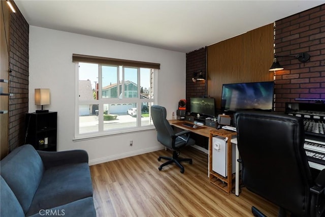 8288 Mercury Dr, Buena Park, CA 90620 - office space with light wood-style floors and baseboards