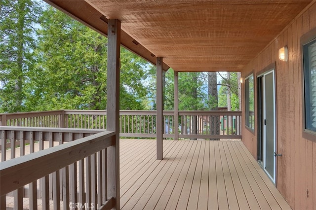 view of deck