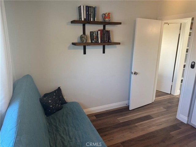 1176 Waxwing Dr, Vista, CA 92083 - sitting room with dark wood finished floors and baseboards