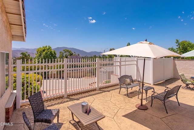 2210 Via Loma, Camarillo, CA 93012 - view of patio with a mountain view