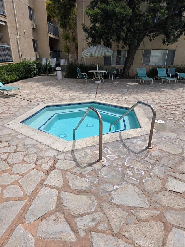 18307 Burbank Blvd Unit 7, Tarzana, CA 91356 - view of pool with a pool and a patio area