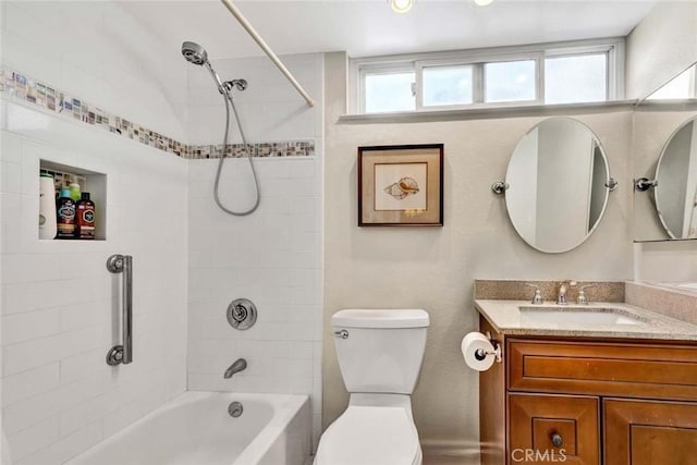 937 Carnation Ave, Costa Mesa, CA 92626 - bathroom featuring vanity and washtub / shower combination