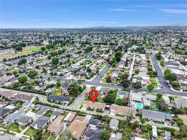 6845 Shubin Ln, Whittier, CA 90606 - birds eye view of property with a residential view