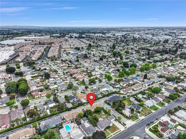 6845 Shubin Ln, Whittier, CA 90606 - aerial view featuring a residential view