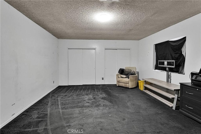 1844 Alston Ave, Colton, CA 92324 - carpeted bedroom with two closets and a textured ceiling