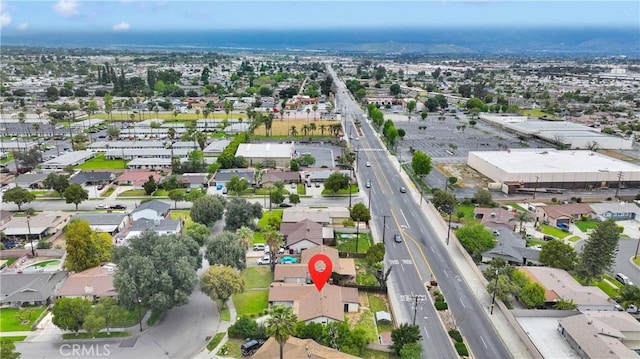 1844 Alston Ave, Colton, CA 92324 - aerial view of property and surrounding area with a main thoroughfare and nearby suburban area