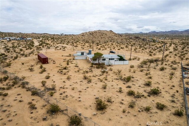 52024 Nehlsen Rd, Johnson Valley, CA 92285 - aerial view featuring a mountain view, a rural view, and view of desert