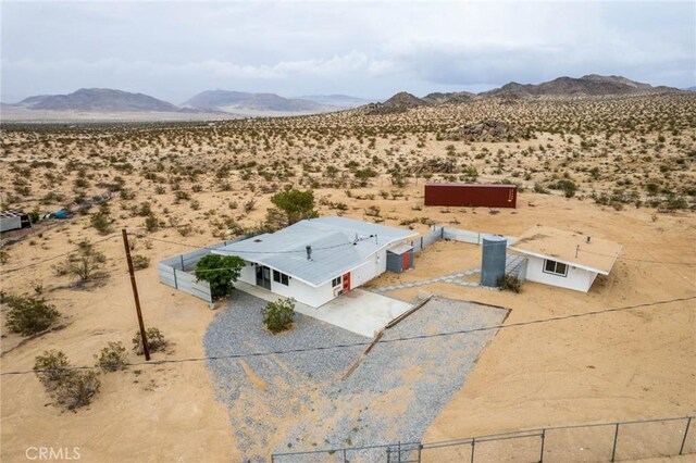 52024 Nehlsen Rd, Johnson Valley, CA 92285 - bird's eye view with a rural view, a desert view, and a mountain view