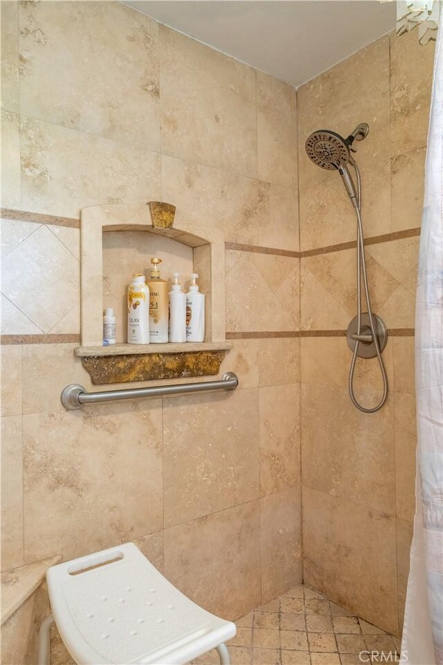 1709 S Helen Ave, Ontario, CA 91762 - bathroom with tiled shower