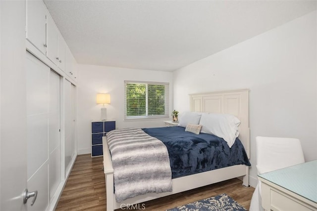 15 Via Castilla Unit T, Laguna Woods, CA 92637 - bedroom with wood finished floors and a closet