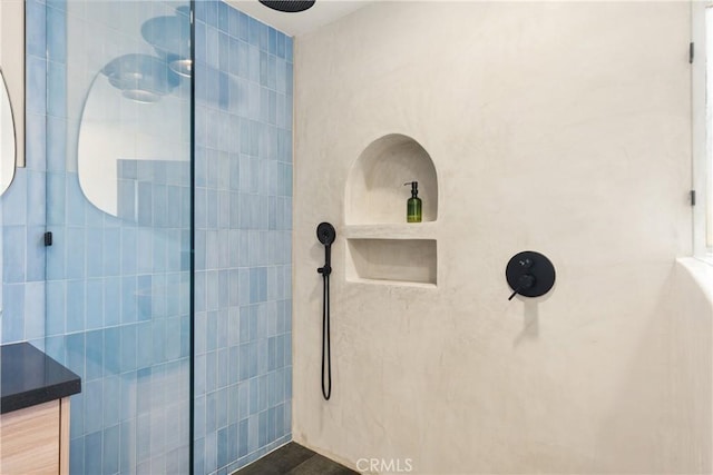 57093 Monticello Ct, Yucca Valley, CA 92284 - full bath with a walk in shower