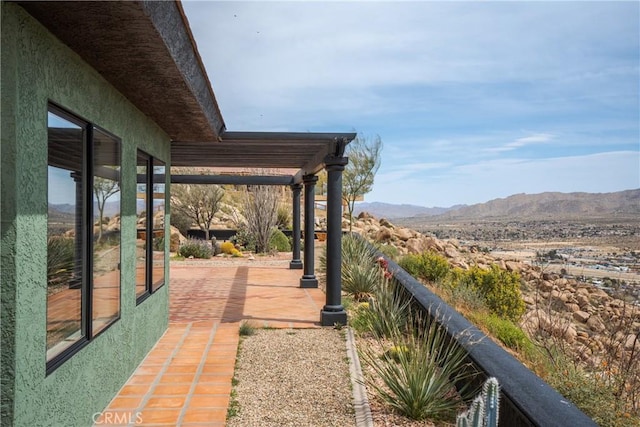 57093 Monticello Ct, Yucca Valley, CA 92284 - view of yard featuring a mountain view