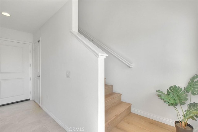 803 N Dalton Ave, Azusa, CA 91702 - stairs featuring recessed lighting and baseboards