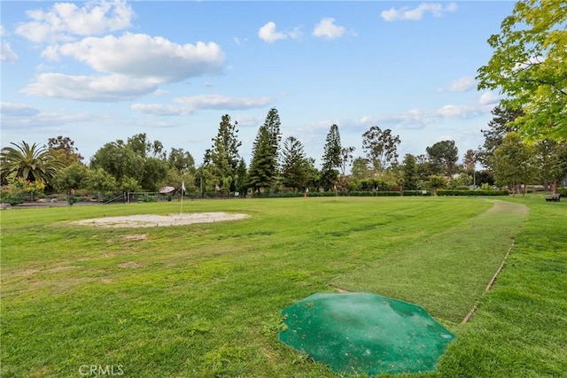 view of home's community featuring a yard