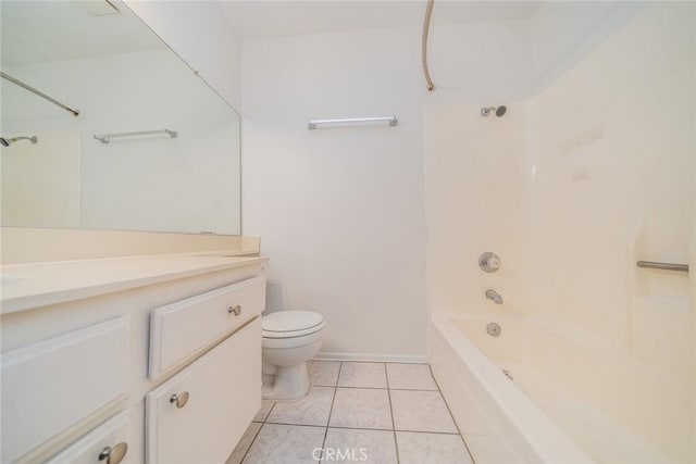 23607 Dracaea Ave, Moreno Valley, CA 92553 - bathroom featuring toilet, shower / bathtub combination, vanity, and baseboards