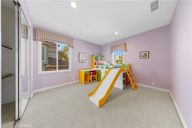 17265 Blue Spruce Ln, Yorba Linda, CA 92886 - bedroom with carpet floors, baseboards, and recessed lighting