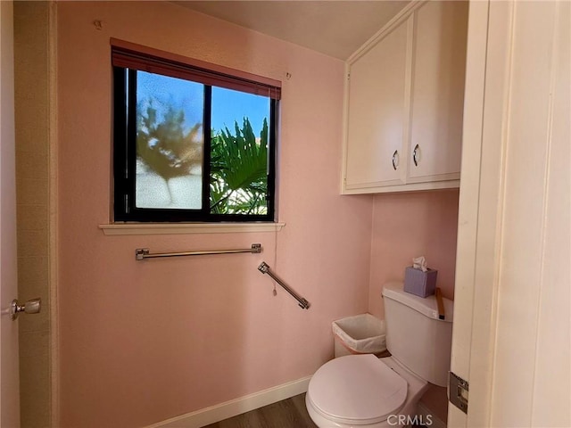 851 Ronda Mendoza Unit B, Laguna Woods, CA 92637 - bathroom with toilet and wood finished floors