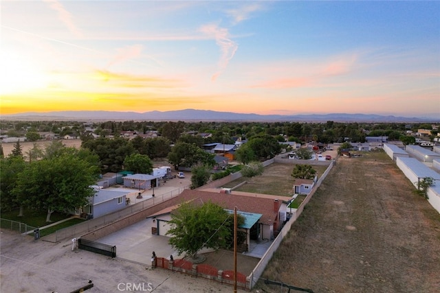 5111 W W Ave M2, Lancaster, CA 93536 - aerial view at dusk of a mountain view and a residential view