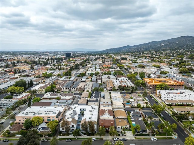 527 E Elmwood Ave Unit E, Burbank, CA 91501 - bird's eye view featuring a mountain view