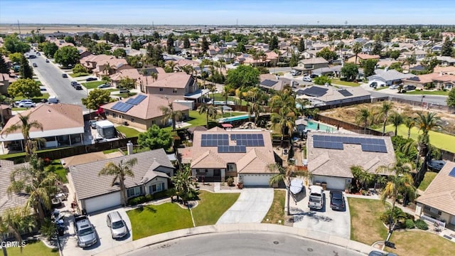 drone / aerial view featuring a residential view