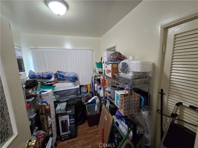view of storage