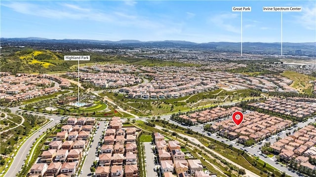 111 Messenger, Irvine, CA 92618 - aerial view with a residential view and a mountain view