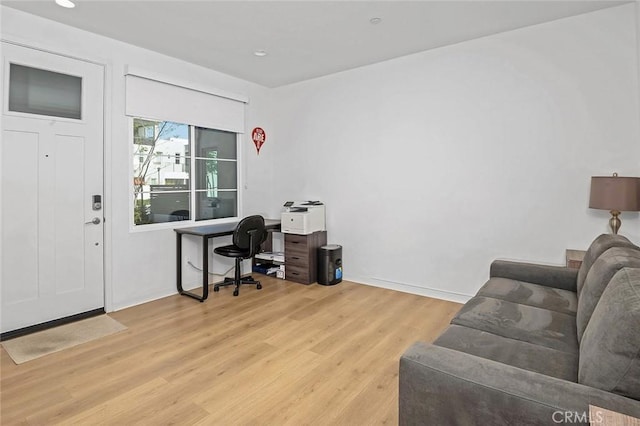 208 Novel, Irvine, CA 92618 - office with wood finished floors and recessed lighting