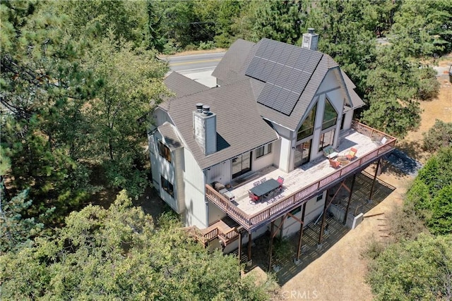 27363 Matterhorn Dr, Lake Arrowhead, CA 92352 - bird's eye view featuring a view of trees