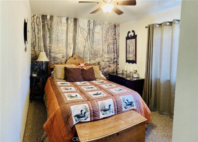921 Piru Way, Frazier Park, CA 93225 - bedroom with ceiling fan