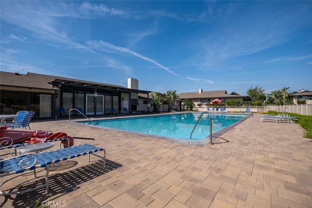 999 E Valley Blvd Unit 44, Alhambra, CA 91801 - community pool featuring a patio and fence