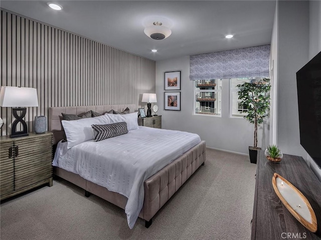 217 Aurora Ln, Pomona, CA 91767 - bedroom featuring recessed lighting, baseboards, and carpet