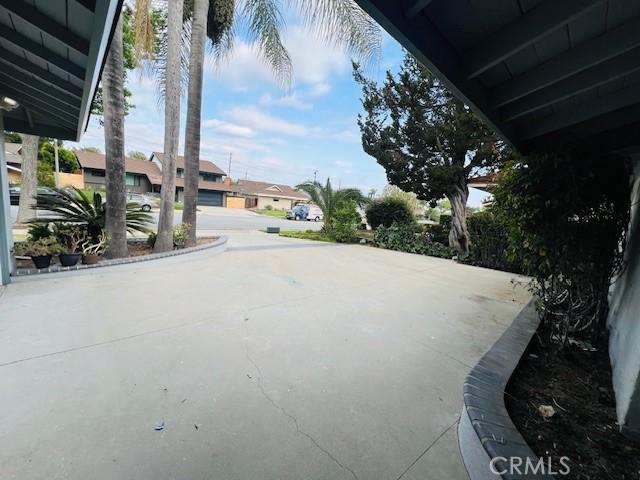 view of patio / terrace with a residential view
