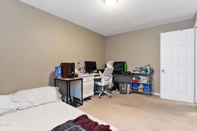 1421 E Abbottson St, Carson, CA 90746 - carpeted bedroom with an office area
